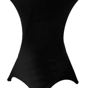 location de housse de mange-debout noire 80cm